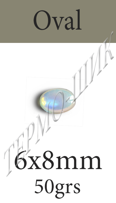    Color-Stone Oval 6x8mm